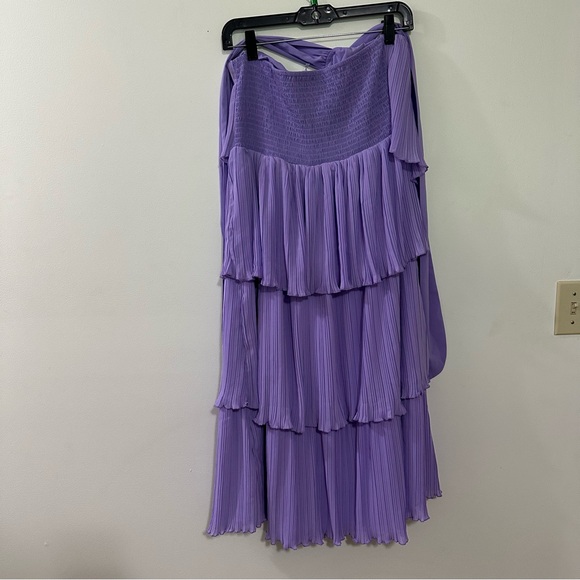 Grace Karin Women's Summer Pleated Ruffle Tiered Chiffon Party Swing Maxi Dress - Picture 7 of 8